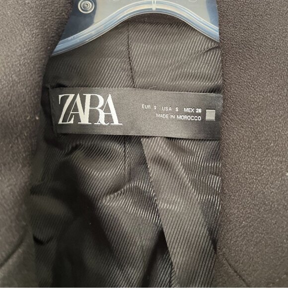 NWT Zara Tailored Double-Breasted Blazer with Gold Buttons S - Picture 6 of 16